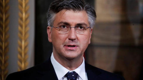 El primer ministre croat, Andrej Plenkovic. El primer ministre croat, Andrej Plenkovic.