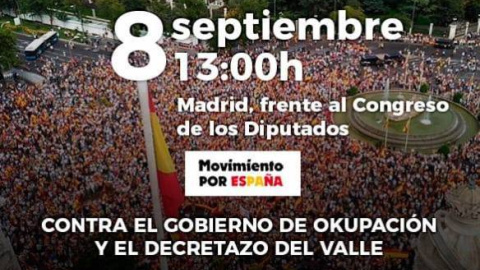 Cartel de la convocatoria | Movimiento por España