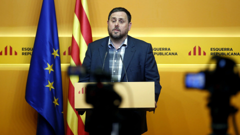 El líder de ERC, Oriol Junqueras, actualmente en prisión provisional por el 'procés', en una imagen de archivo. EFE El líder de ERC, Oriol Junqueras, actualmente en prisión provisional por el 'procés', en una imagen de archivo. EFE