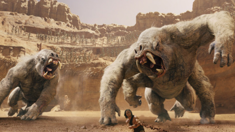John Carter lucha contra los monos blancos John Carter lucha contra los monos blancos