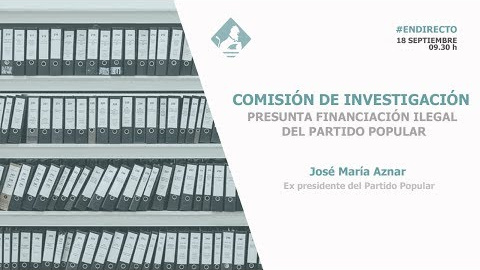 Aquí puedes ver completa la comparecencia de Aznar Aquí puedes ver completa la comparecencia de Aznar