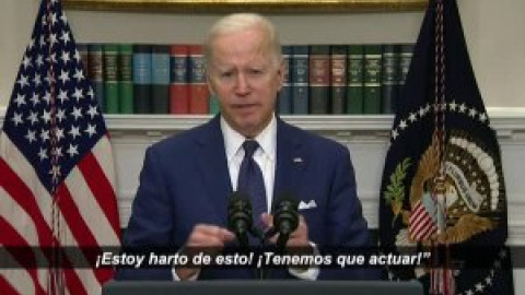 Biden señala al lobby de las armas tras el tiroteo masivo en una escuela de Texas Biden señala al lobby de las armas tras el tiroteo masivo en una escuela de Texas