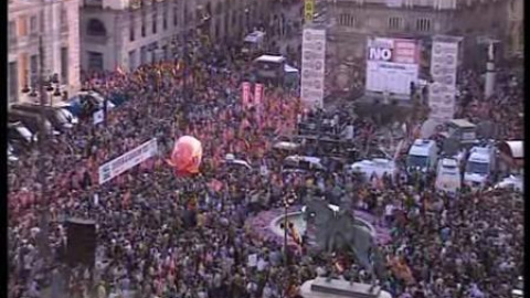 Multitudinaria manifestación por el centro de Madrid como colofón al 29M Multitudinaria manifestación por el centro de Madrid como colofón al 29M