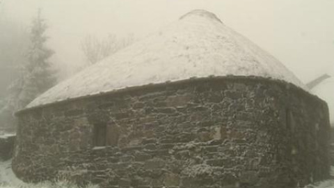 La nieve sorprende a la provincia de Lugo La nieve sorprende a la provincia de Lugo