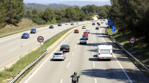 Una imatge d'arxiu de l'AP-7. Una imatge d'arxiu de l'AP-7.