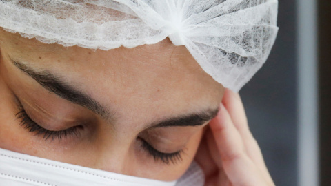 Una sanitaria en Salé, Marruecos Una sanitaria en Salé, Marruecos