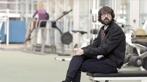 Quique Peinado durante un programa de televisión en DMAX. Quique Peinado durante un programa de televisión en DMAX.