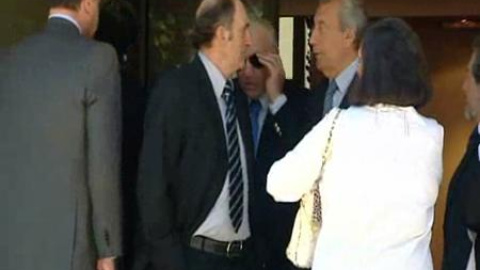 Multitudinaria despedida a la esposa de Florentino Pérez Multitudinaria despedida a la esposa de Florentino Pérez