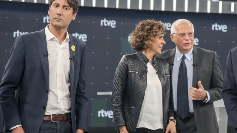 El eurodiputado de ERC Jordi Solé (izquierda) en un debate electoral de RTVE con motivo de los últimos comicios al Parlamento Europeo. Ricardo Rubio / Europa Press El eurodiputado de ERC Jordi Solé (izquierda) en un debate electoral de RTVE con motivo de los últimos comicios al Parlamento Europeo. Ricardo Rubio / Europa Press