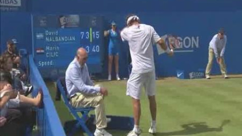 La ira de Nalbandián La ira de Nalbandián