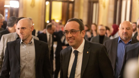 El exconsjero de Territorio y Sostenibilidad de la Generalitat, Josep Rull a su llegada al Parlamet de Catalunya. Pau Venteo / Europa Press