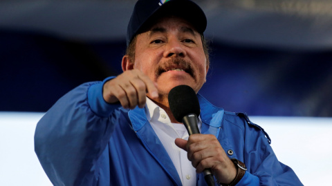 El presidente de Nicaragua, Daniel Ortega, durante una manifestación en Managua. REUTERS/Oswaldo Rivas El presidente de Nicaragua, Daniel Ortega, durante una manifestación en Managua. REUTERS/Oswaldo Rivas