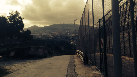 Imagen de la valla de Melilla. CEAR Imagen de la valla de Melilla. CEAR