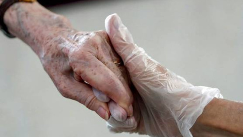 Anciana covid Anciana covid