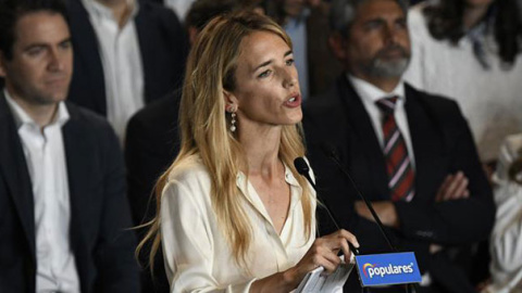 Cayetana Álvarez de Toledo, candidata del PP por Barcelona. / VÍCTOR LERENA (EFE) Cayetana Álvarez de Toledo, candidata del PP por Barcelona. / VÍCTOR LERENA (EFE)