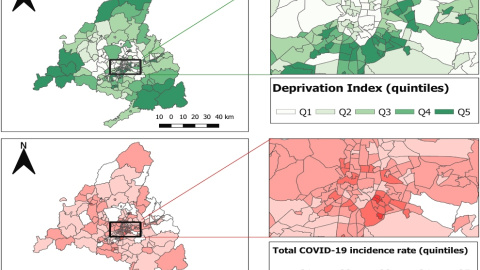 Mapa de la investigación realizada y publicada en Health & Place. Mapa de la investigación realizada y publicada en Health & Place.