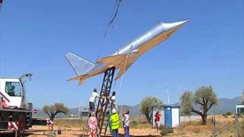 El aeropuerto de Castellón ya tiene un avión El aeropuerto de Castellón ya tiene un avión