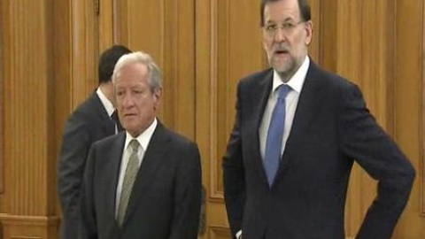 Rajoy en la toma de posesión del nuevo presidente del TS Rajoy en la toma de posesión del nuevo presidente del TS