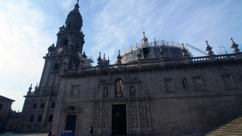 La Puerta Santa de la Catedral de Santiago, vacía. La Puerta Santa de la Catedral de Santiago, vacía.