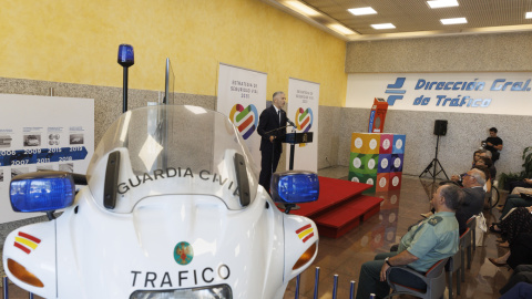 (9/6/2022) El Ministro del Interior Fernando Grande-Marlaska presenta la Estrategia de Seguridad Vial 2030 en Madrid, este jueves. (9/6/2022) El Ministro del Interior Fernando Grande-Marlaska presenta la Estrategia de Seguridad Vial 2030 en Madrid, este jueves.