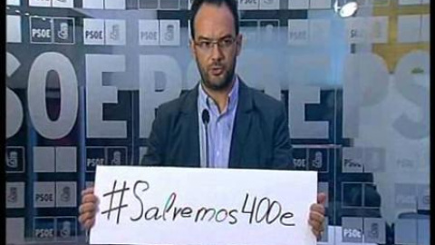 El PSOE y sindicatos se movilizan para prorrogar la ayuda de 400 euros El PSOE y sindicatos se movilizan para prorrogar la ayuda de 400 euros