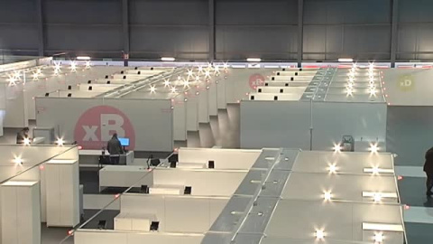 Gijón prepara un hospital de campaña en el recinto ferial ante el aumento de positivos Gijón prepara un hospital de campaña en el recinto ferial ante el aumento de positivos