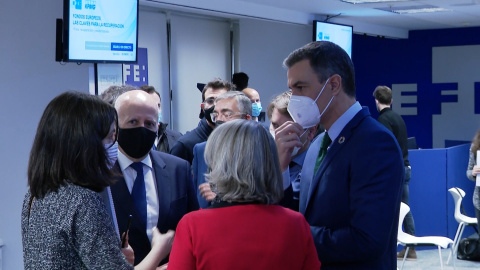 Sánchez en un encuentro sobre fondos europeos Sánchez en un encuentro sobre fondos europeos