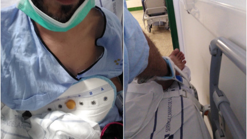 Montaje de imágenes de un paciente. Montaje de imágenes de un paciente.