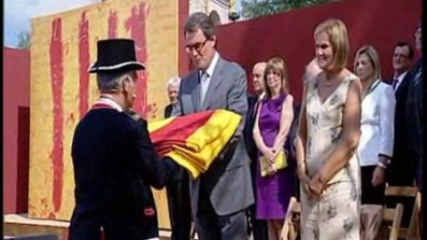 Artur Mas da inicio al acto insticto institucional de la Diada Artur Mas da inicio al acto insticto institucional de la Diada
