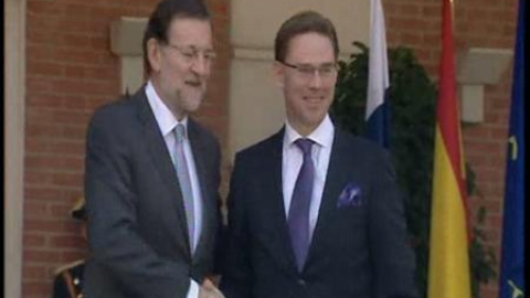 Rajoy recibe al primer ministro de Finlandia Rajoy recibe al primer ministro de Finlandia