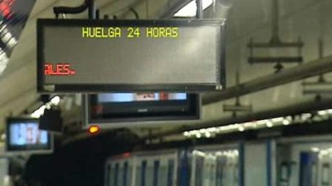 Jornada de huelga de metro, tren y autobús en Barcelona Jornada de huelga de metro, tren y autobús en Barcelona