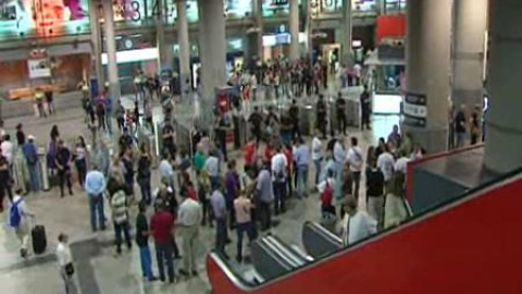 Calma tensa en la huelga de Metro y Renfe Calma tensa en la huelga de Metro y Renfe