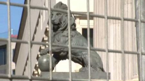 El Congreso blindado ante la convocatoria del 25S El Congreso blindado ante la convocatoria del 25S