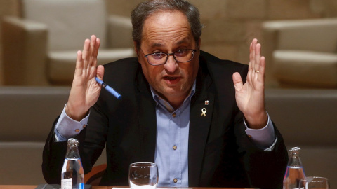 El presidente de la Generalitat, Quim Torra. /EFE El presidente de la Generalitat, Quim Torra. /EFE