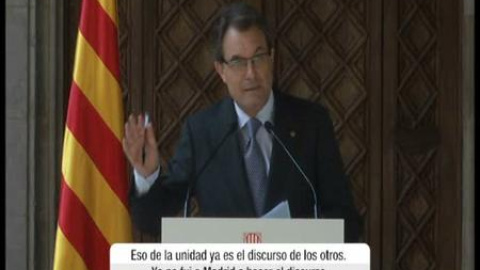 Mas retoma su discurso independentista Mas retoma su discurso independentista