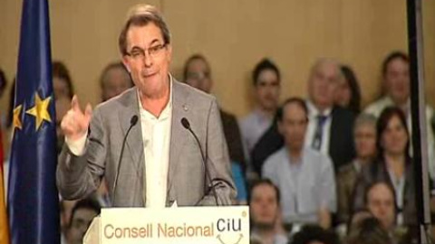 Artur Mas, proclamado candidato electoral de CiU Artur Mas, proclamado candidato electoral de CiU