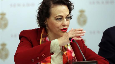 Magdalena Valerio comparece en el Senado para informar de las líneas generales de actuación de su departamento. EFE Magdalena Valerio comparece en el Senado para informar de las líneas generales de actuación de su departamento. EFE