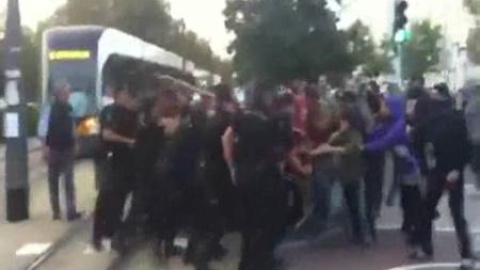Un detenido en la huelga de los universitarios en Valencia Un detenido en la huelga de los universitarios en Valencia