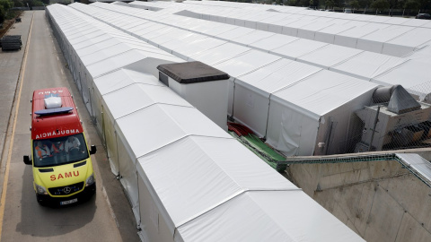 Hospital de campaña de La Fe. Hospital de campaña de La Fe.