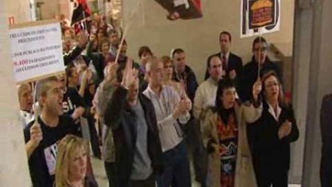 Los líderes sindicales critican al sindicato de funcionarios por no secundar la huelga general Los líderes sindicales critican al sindicato de funcionarios por no secundar la huelga general
