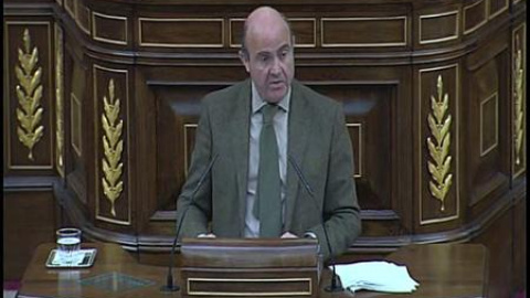 De Guindos augura una caída de la economía menor de la prevista De Guindos augura una caída de la economía menor de la prevista