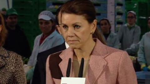 Cospedal entiende que el caso de Bárcenas pueda provocar Cospedal entiende que el caso de Bárcenas pueda provocar