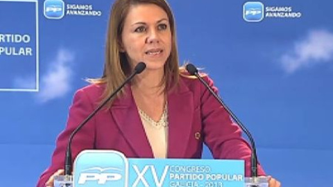 Cospedal desvincula a Bárcenas del PP Cospedal desvincula a Bárcenas del PP