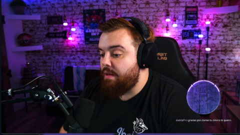 Ibai Llanos durante unos de sus streamings en Twitch. Ibai Llanos durante unos de sus streamings en Twitch.