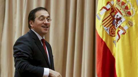 El ministro de Asuntos Exteriores, José Manuel Albares participa en el acto "España, la UE y la OTAN ante la guerra de Ucrania y otros desafíos mundiales" organizada por el PSOE el pasado viernes en el Congreso. El ministro de Asuntos Exteriores, José Manuel Albares participa en el acto "España, la UE y la OTAN ante la guerra de Ucrania y otros desafíos mundiales" organizada por el PSOE el pasado viernes en el Congreso.