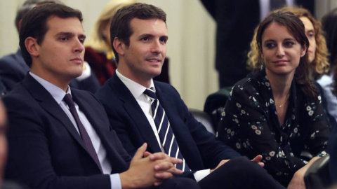 Albert Rivera y Pablo Casado en una imagen de archivo. EFE Albert Rivera y Pablo Casado en una imagen de archivo. EFE