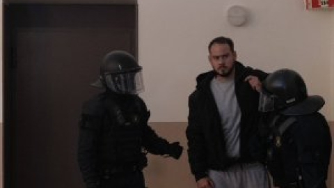 Así ha sido el momento de la detención de Pablo Hasél en el rectorado de la Universitat de Lleida Así ha sido el momento de la detención de Pablo Hasél en el rectorado de la Universitat de Lleida