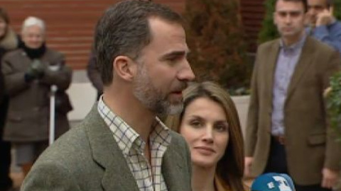 Don Felipe asegura que el Rey está "despierto" y "satisfecho" con la operación Don Felipe asegura que el Rey está "despierto" y "satisfecho" con la operación