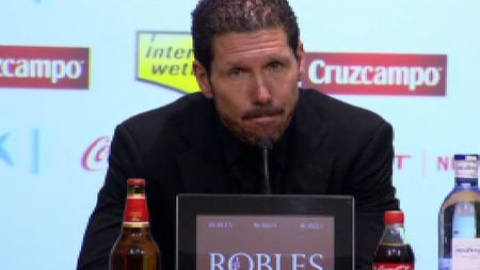 Simeone, molesto con el monotema Real Madrid/Barça Simeone, molesto con el monotema Real Madrid/Barça