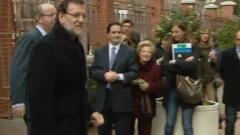 Rajoy visita al Rey Rajoy visita al Rey